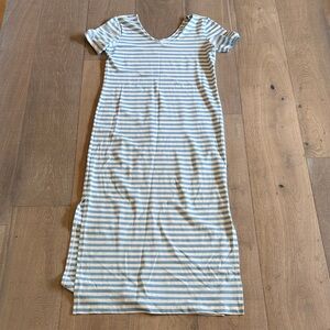 Dudley Stephens Blue and White Striped Top